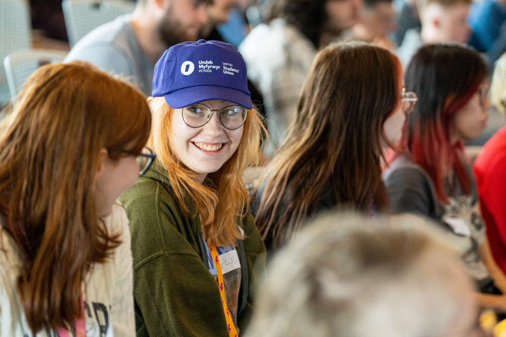 Student smiling